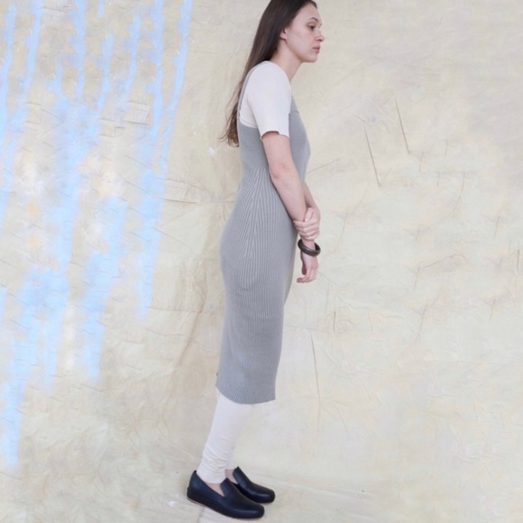 Lauran Manoogian cotton and cashmere dress in clay - Picture 4 of 8